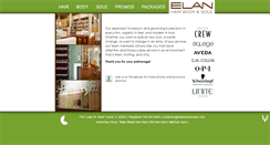 Desktop Screenshot of elanbeautysalon.com